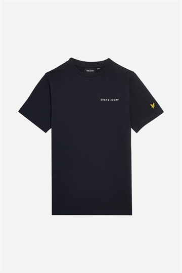 Lyle & Scott Script Embroidered T-shirt - Dark Navy